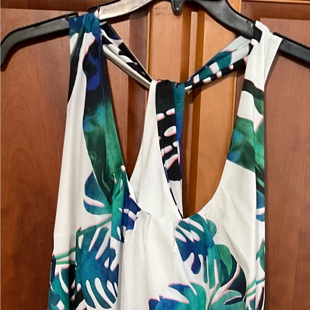 Tropical Leaf Print women’s Size 18 dress